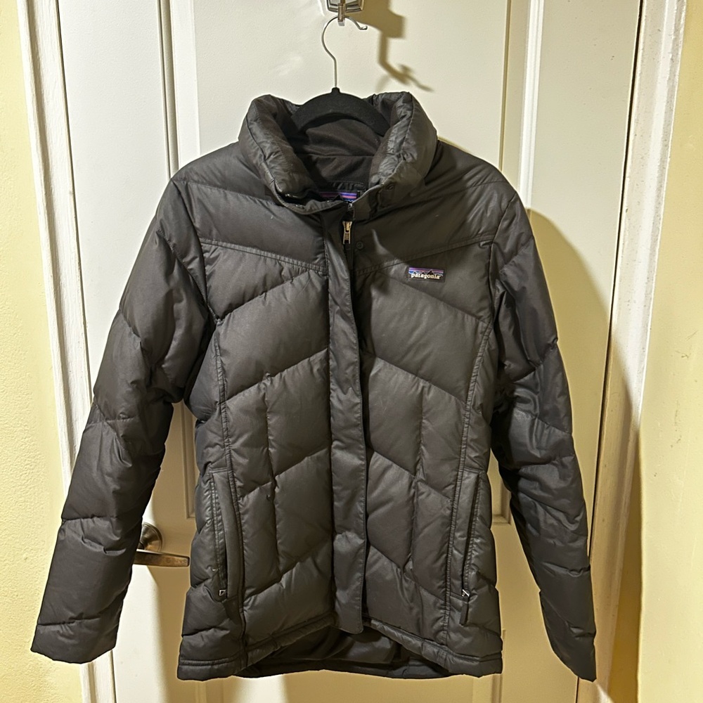 Patagonia Down With It Black Jacket (medium)